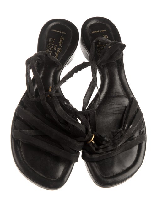 Robert Clergerie Suede Gladiator Sandals