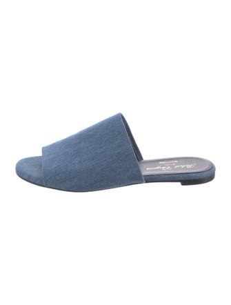 Robert Clergerie Denim Mules