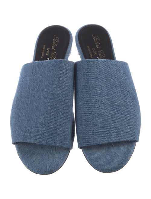 Robert Clergerie Denim Mules