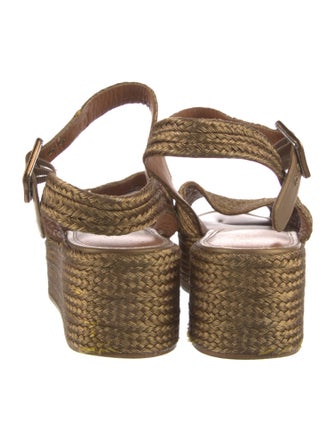 Robert Clergerie Straw Espadrilles