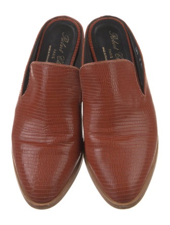 Robert Clergerie Leather Mules