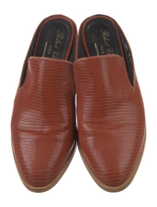 Robert Clergerie Leather Mules