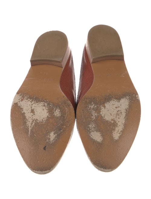 Robert Clergerie Leather Mules