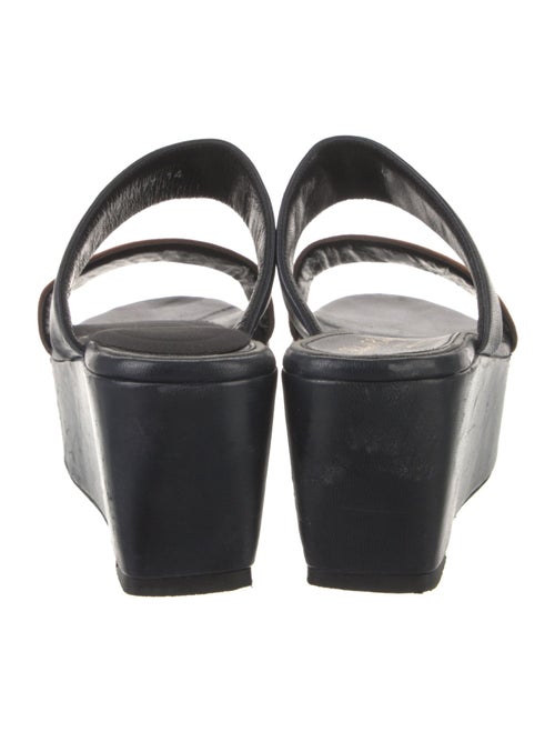 Robert Clergerie Suede Printed Slides