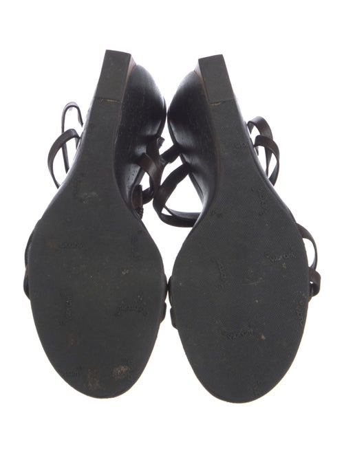 Robert Clergerie Leather T-Strap Sandals