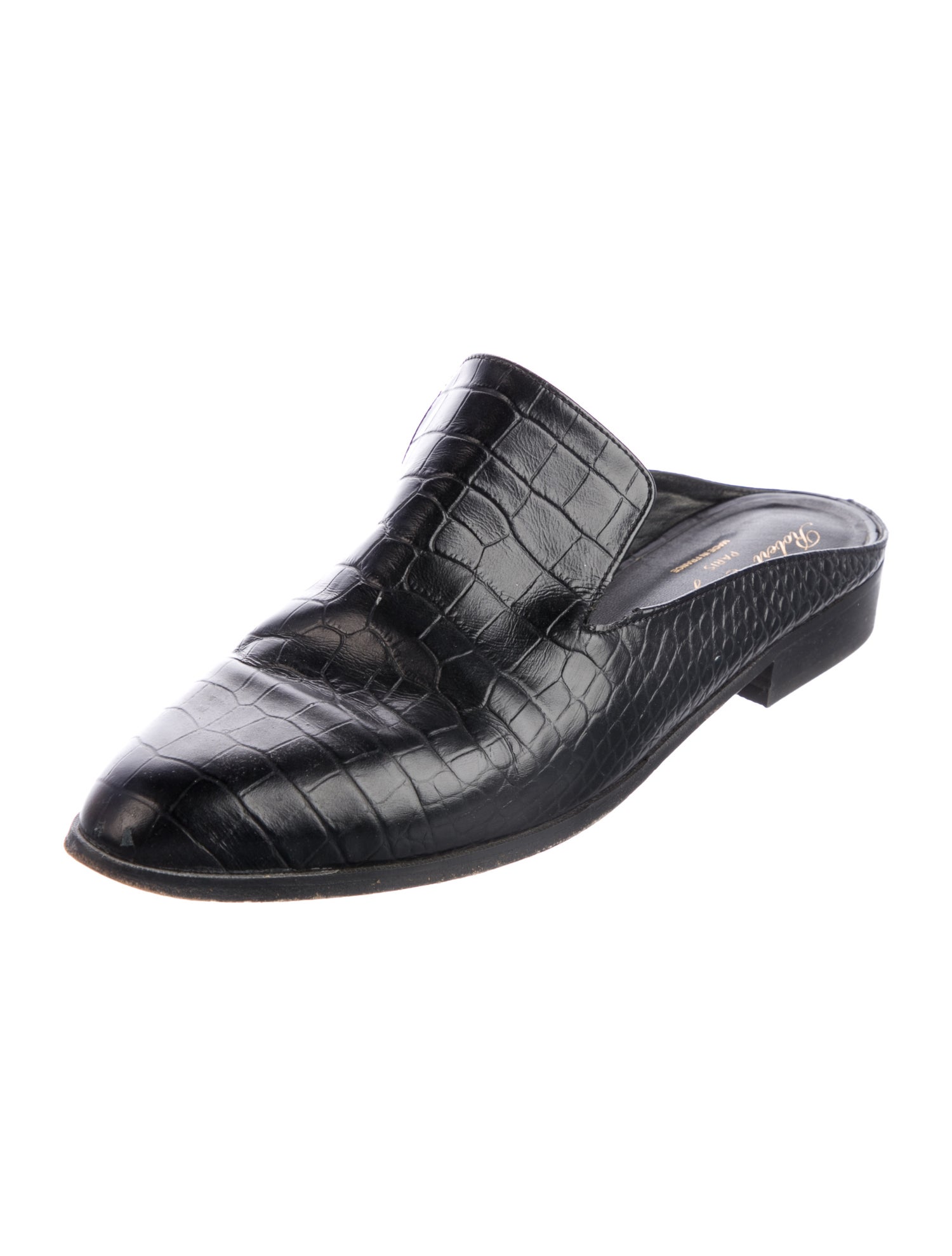 Robert Clergerie Leather Mules