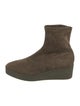 Robert Clergerie Suede Sock Boots