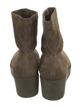 Robert Clergerie Suede Sock Boots