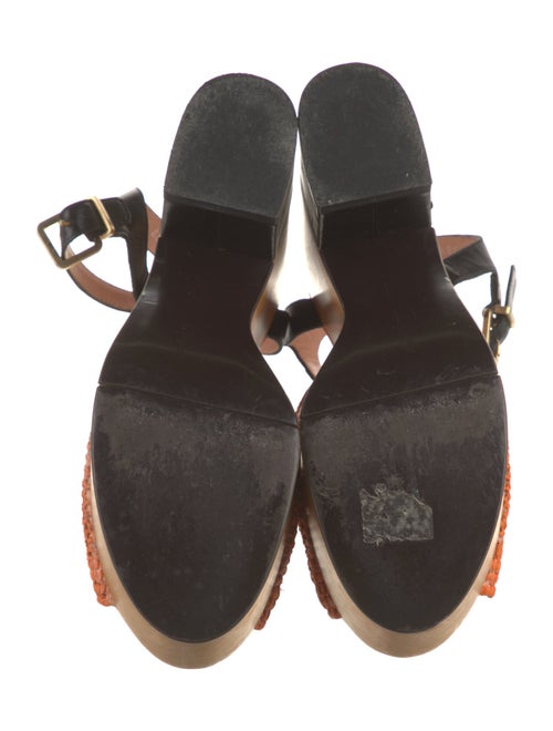 Robert Clergerie Raffia Sandals