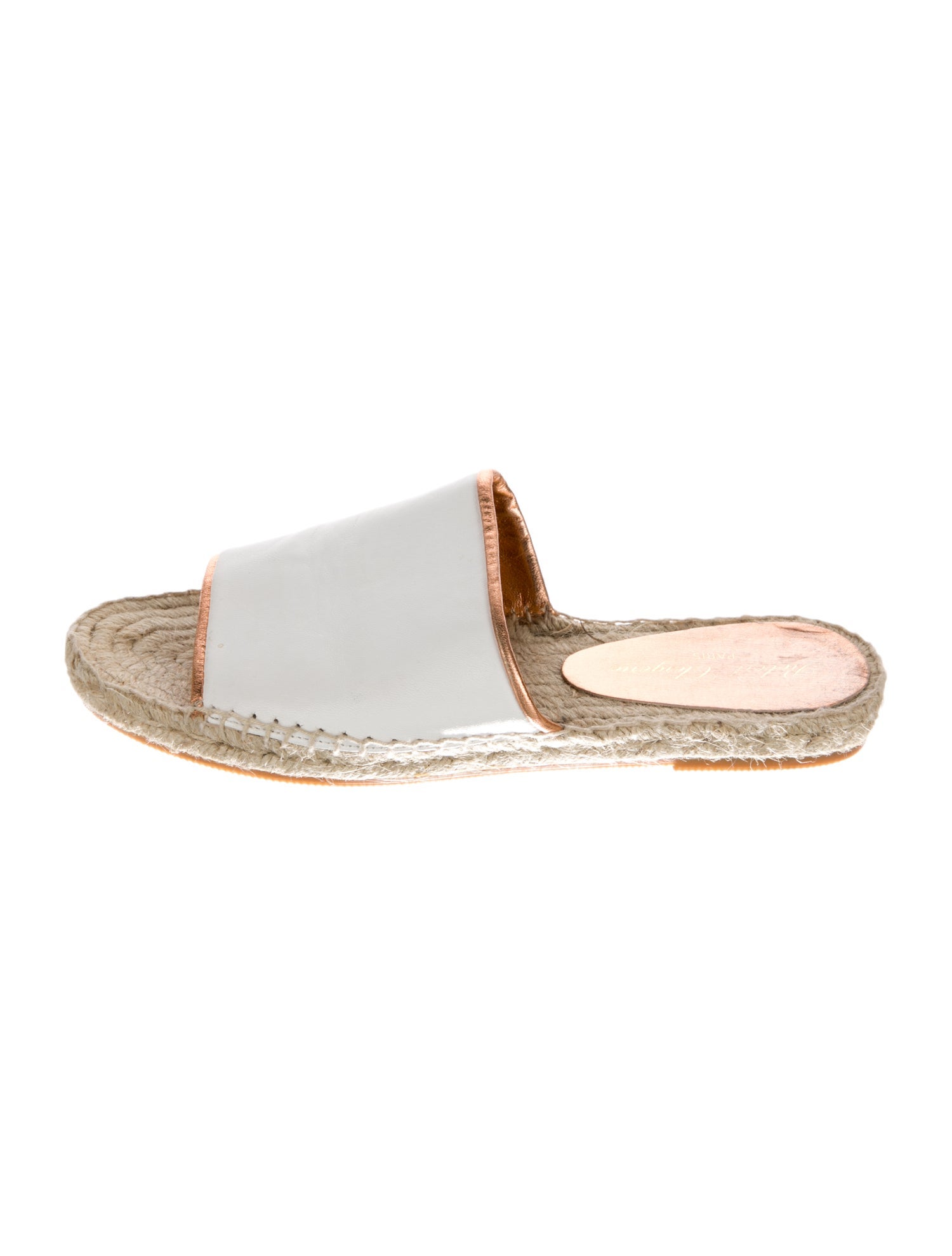 Robert Clergerie Leather Tweed Pattern Espadrilles