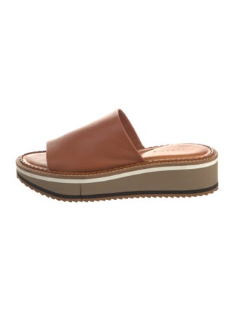 Robert Clergerie Leather Slides