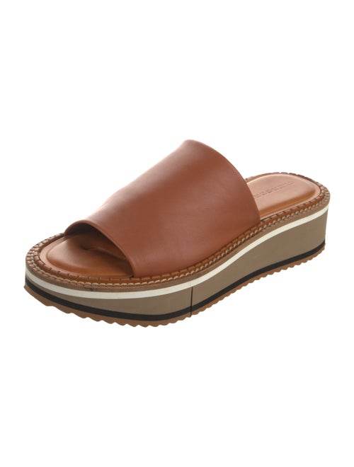 Robert Clergerie Leather Slides
