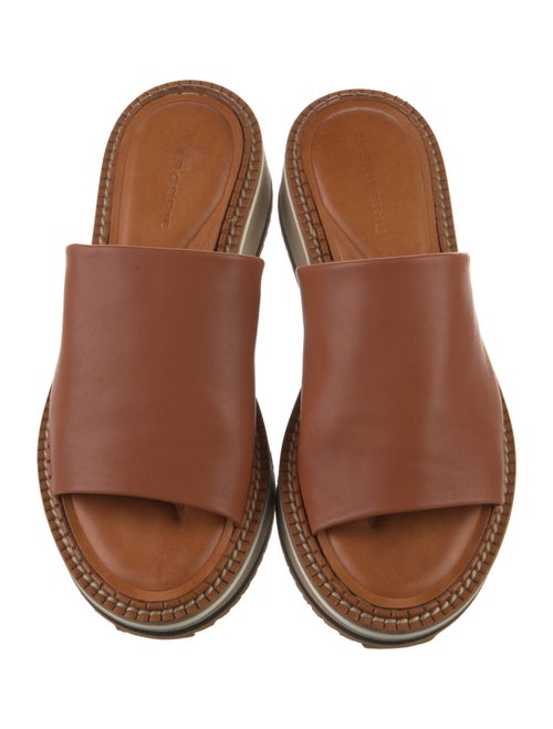 Robert Clergerie Leather Slides