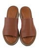 Robert Clergerie Leather Slides