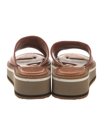Robert Clergerie Leather Slides