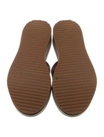 Robert Clergerie Leather Slides