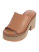 Robert Clergerie Leather Slides