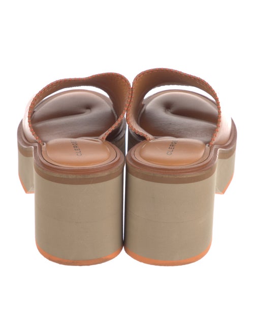 Robert Clergerie Leather Slides