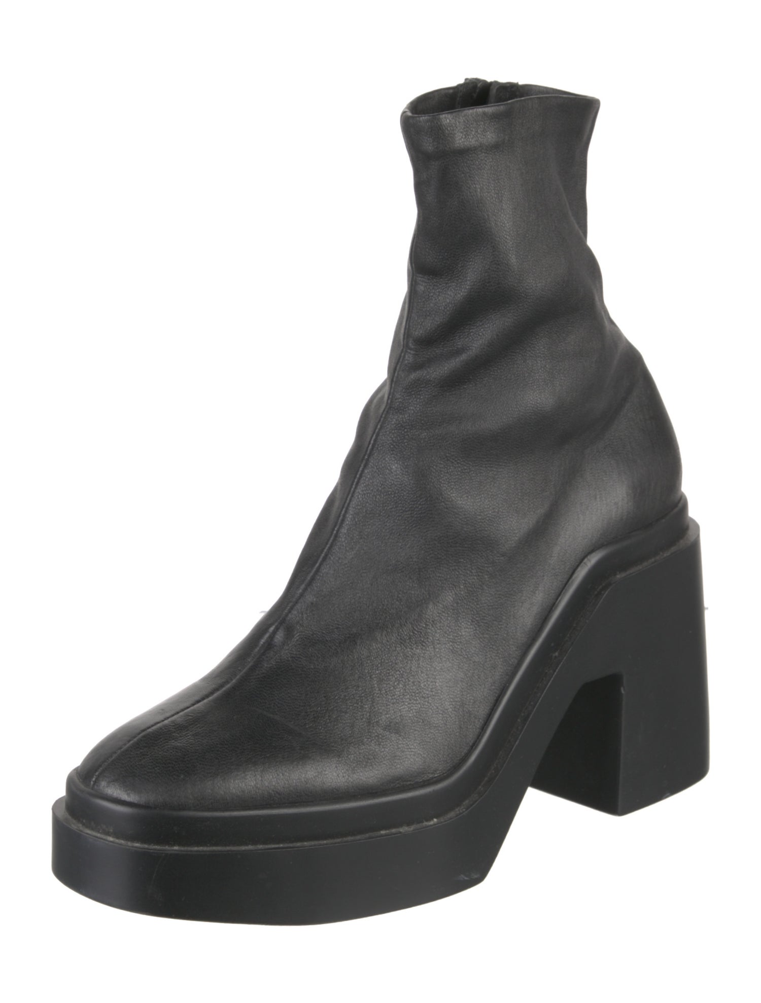 Robert Clergerie Leather Sock Boots