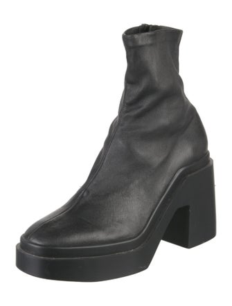 Robert Clergerie Leather Sock Boots