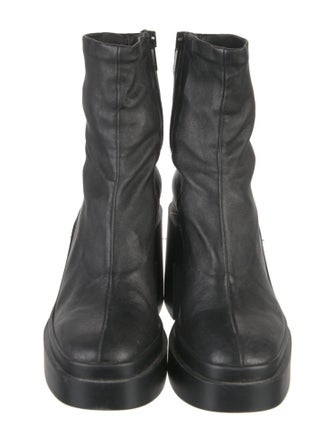 Robert Clergerie Leather Sock Boots