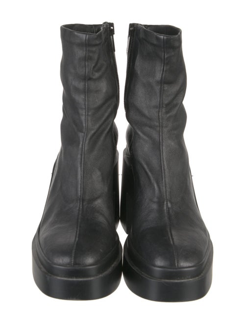Robert Clergerie Leather Sock Boots
