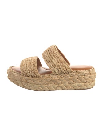 Robert Clergerie Raffia Espadrilles