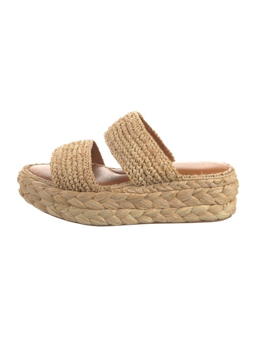 Robert Clergerie Raffia Espadrilles