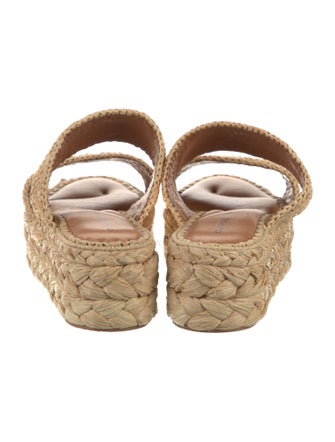 Robert Clergerie Raffia Espadrilles