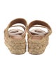 Robert Clergerie Raffia Espadrilles