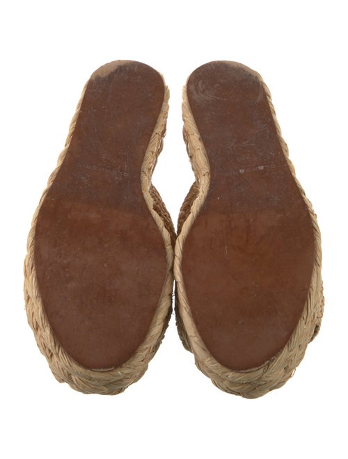 Robert Clergerie Raffia Espadrilles