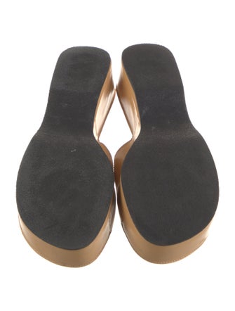 Robert Clergerie Leather Slides