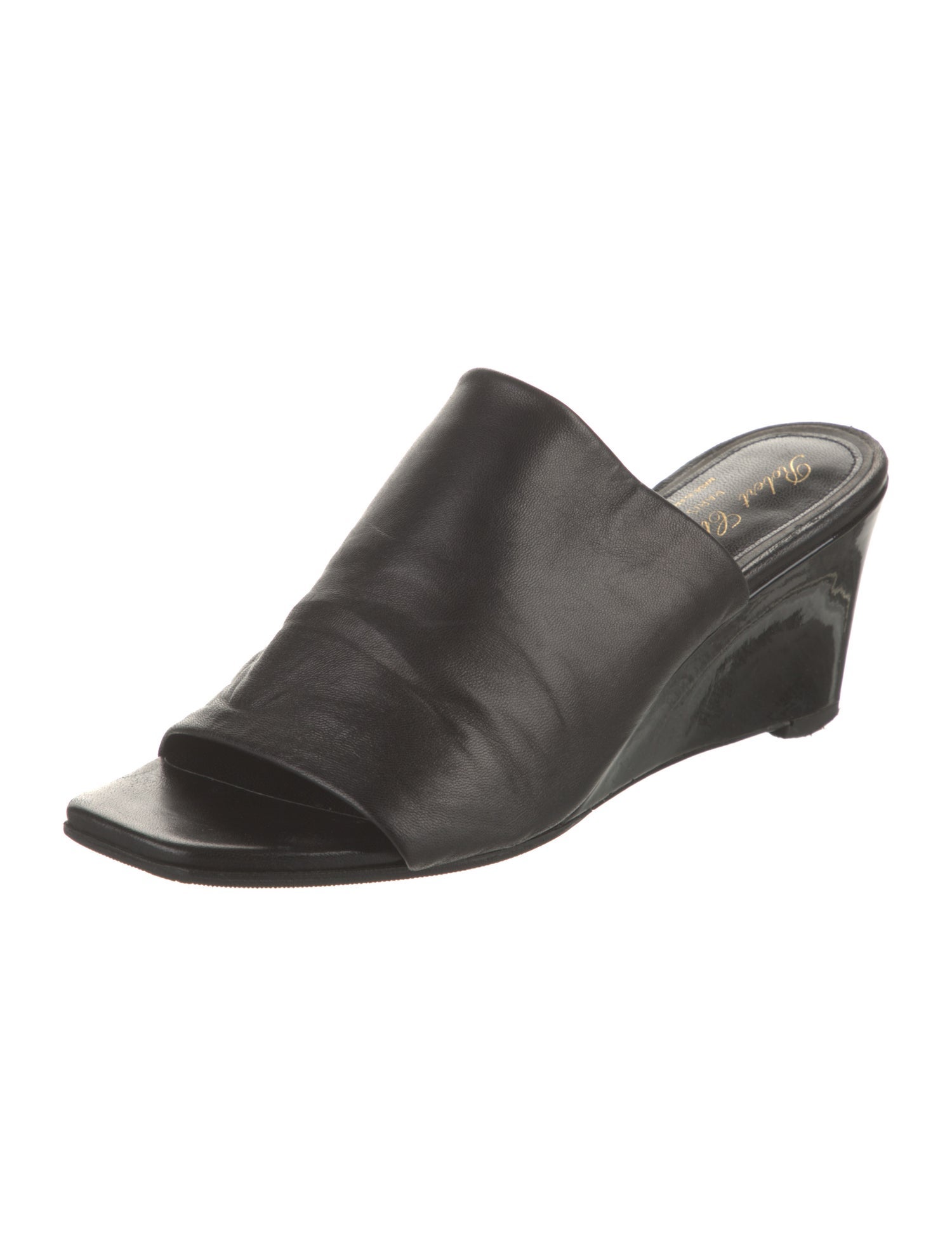 Robert Clergerie Leather Slides