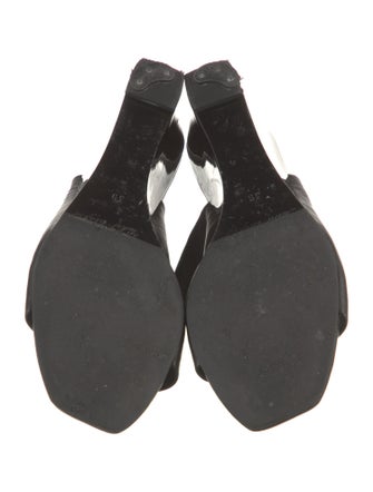 Robert Clergerie Leather Slides