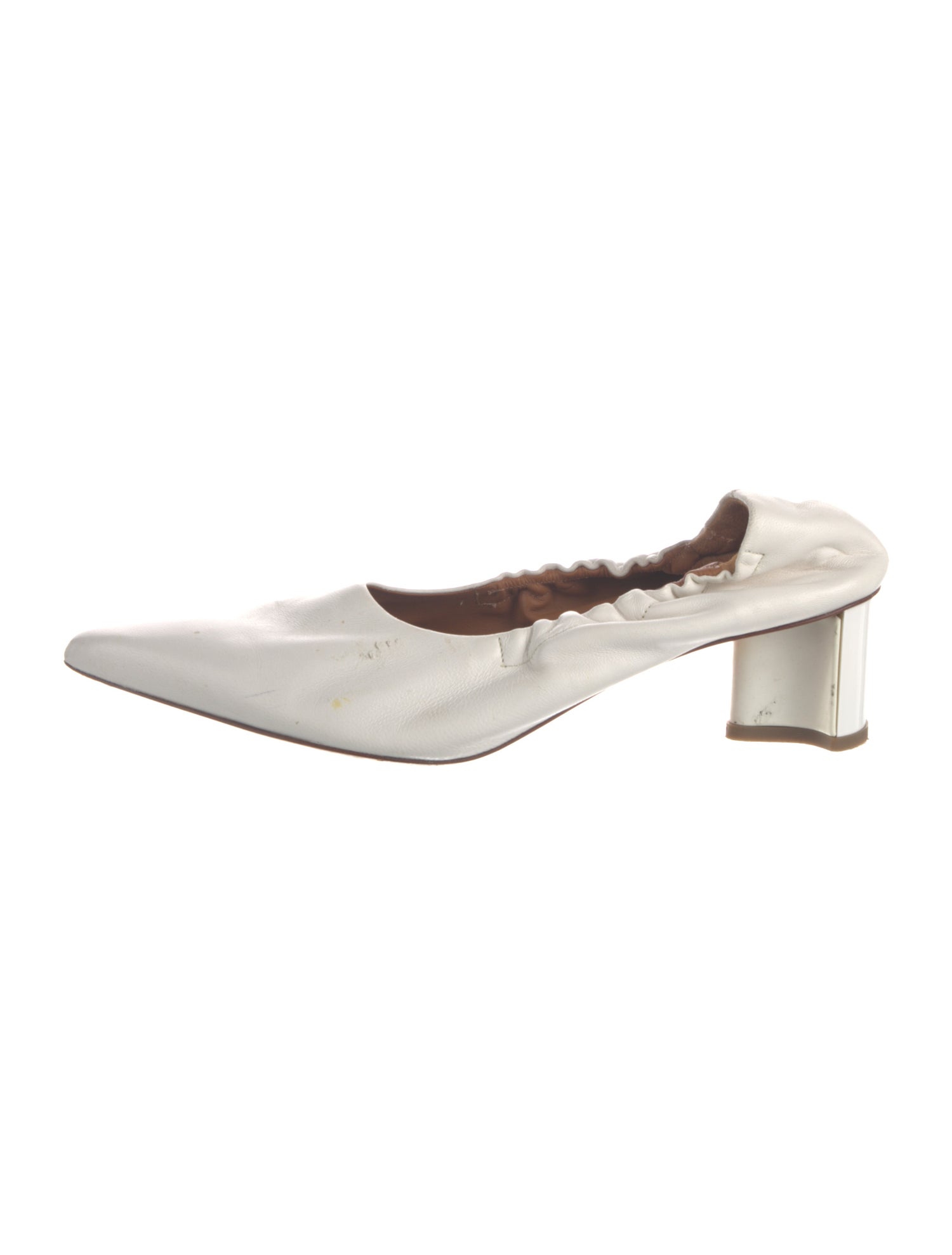 Robert Clergerie Leather Slingback Pumps