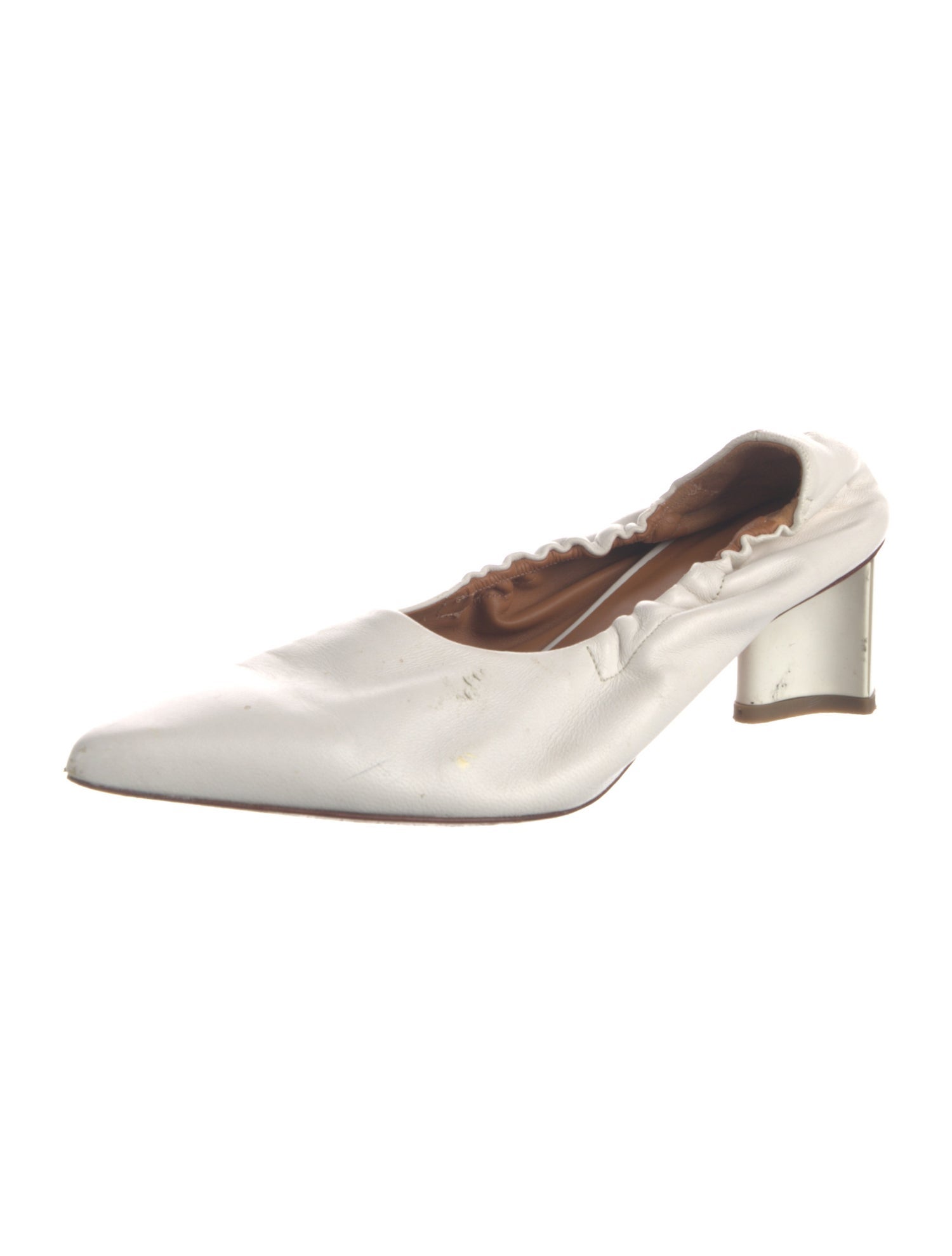 Robert Clergerie Leather Slingback Pumps