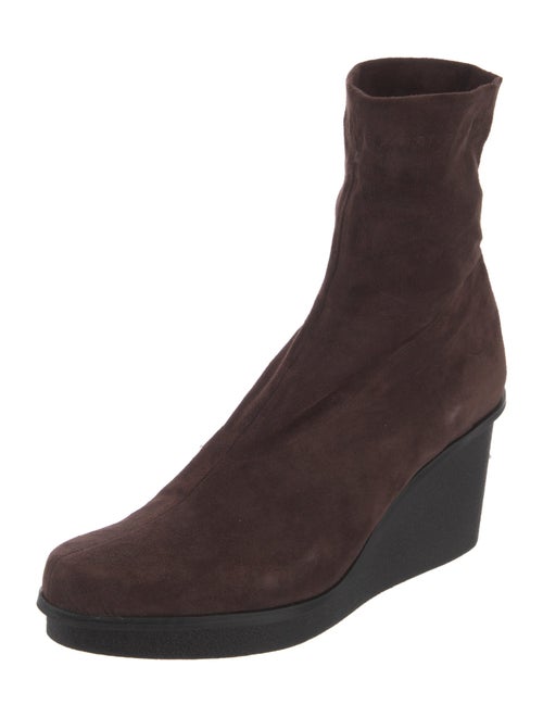 Robert Clergerie Suede Sock Boots
