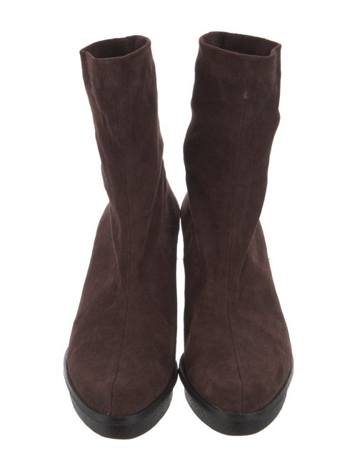Robert Clergerie Suede Sock Boots