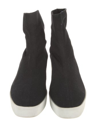 Robert Clergerie Canvas Sock Boots