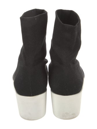 Robert Clergerie Canvas Sock Boots