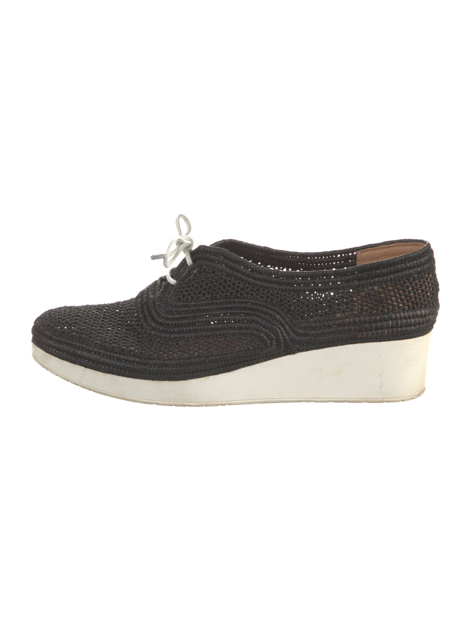 Robert Clergerie Raffia Braided Accents Sneakers