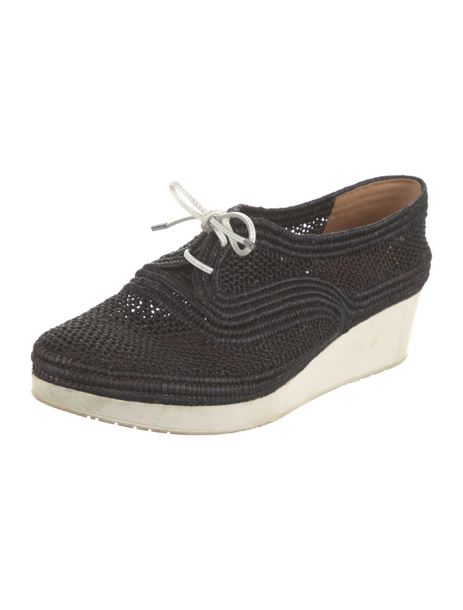 Robert Clergerie Raffia Braided Accents Sneakers