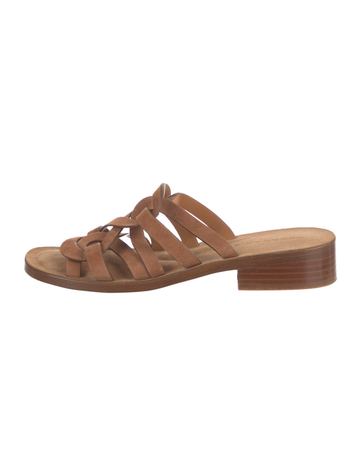 Robert Clergerie Suede Slides