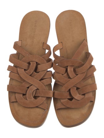 Robert Clergerie Suede Slides