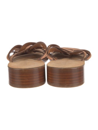 Robert Clergerie Suede Slides