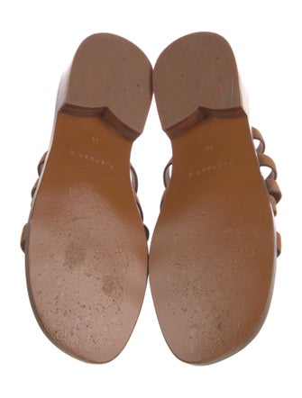 Robert Clergerie Suede Slides