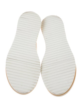 Robert Clergerie Leather Cutout Accent Slides