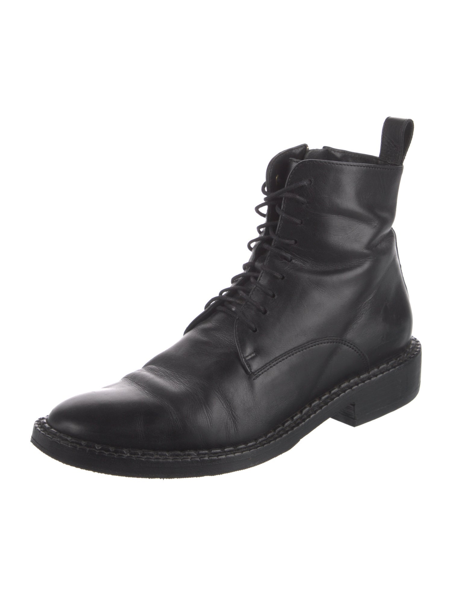 Robert Clergerie Leather Combat Boots