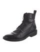 Robert Clergerie Leather Combat Boots