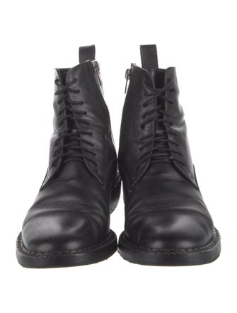 Robert Clergerie Leather Combat Boots
